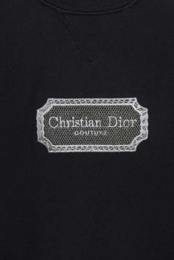 Dior 2Couture Logo Print T-Shirt Black / Gray - Afbeelding 3