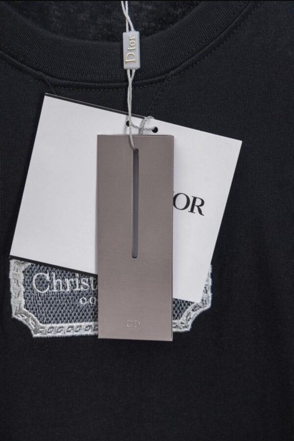 Dior 2Couture Logo Print T-Shirt Black / Gray - Afbeelding 4