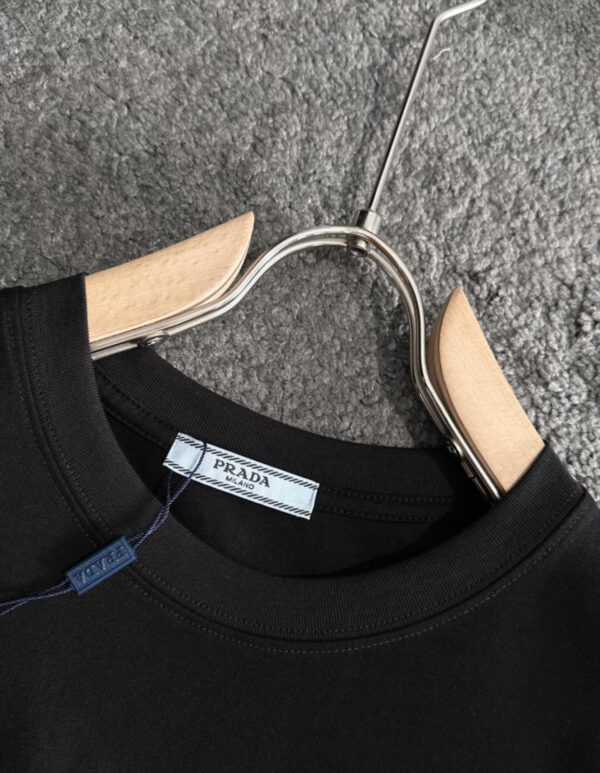 Prada Wave Logo Shirt Black / Red - Afbeelding 2