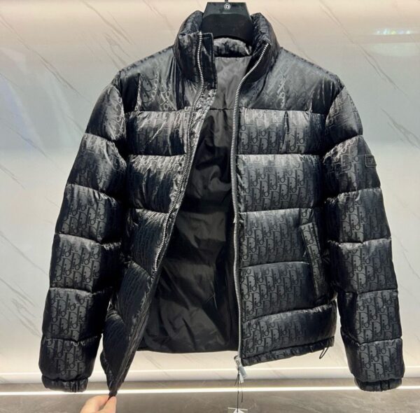 Dior Oblique Puffer Jacket Black