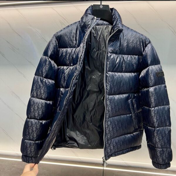 Dior Oblique Puffer Jacket Marine Blue - Afbeelding 2