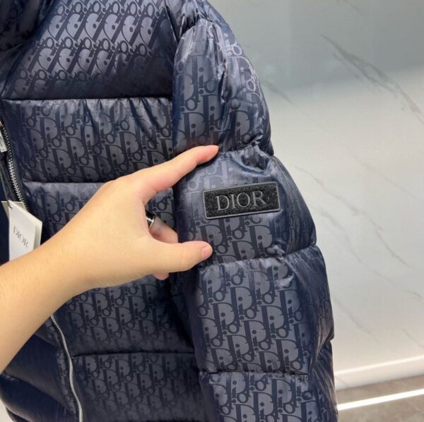 Dior Oblique Puffer Jacket Marine Blue - Afbeelding 6