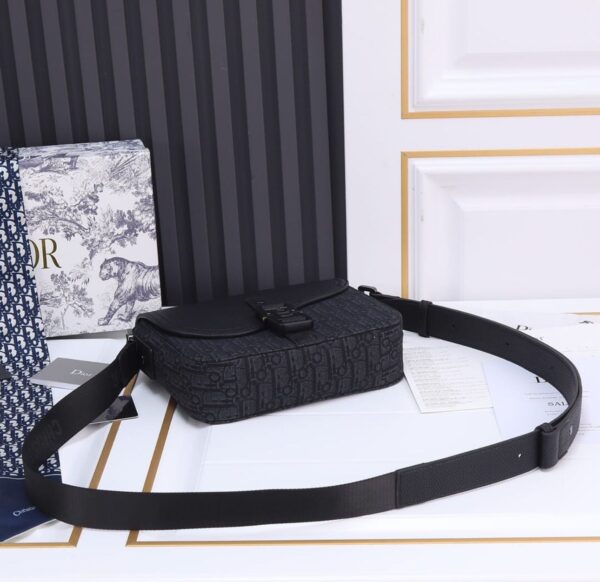 Dior Saddle Messenger Bag Black - Afbeelding 2