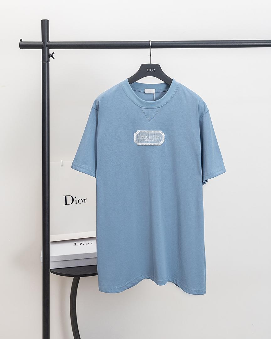 Dior Couture Logo Print T-Shirt Baby / Blue