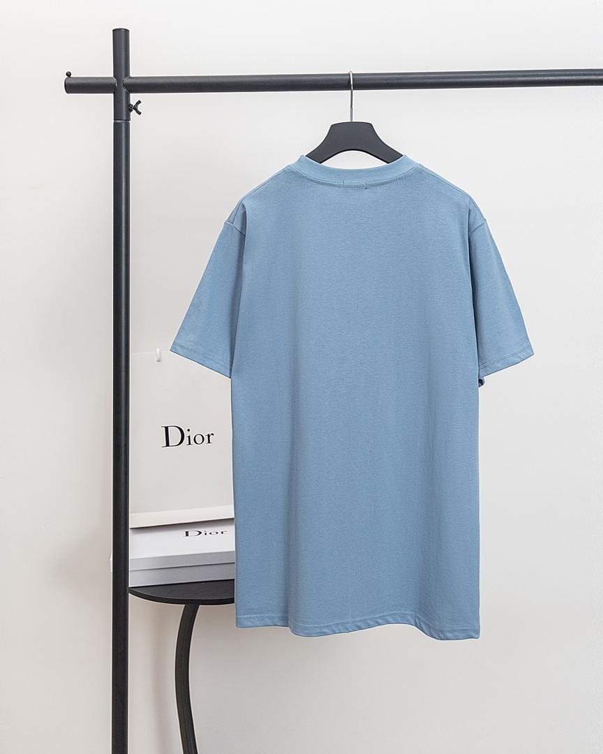 Dior Couture Logo Print T-Shirt Baby / Blue  - Afbeelding 2