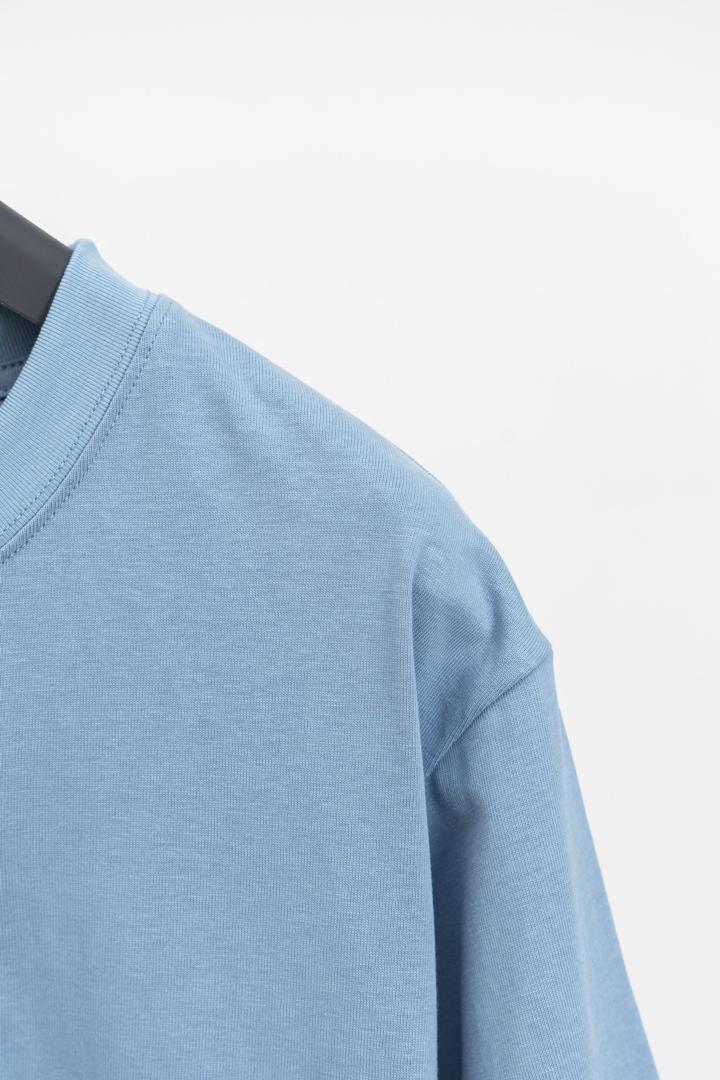 Dior Couture Logo Print T-Shirt Baby / Blue  - Afbeelding 4