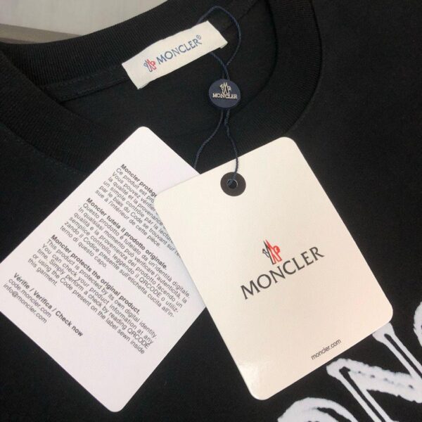 Moncler Flocked Shirt Black - Afbeelding 2